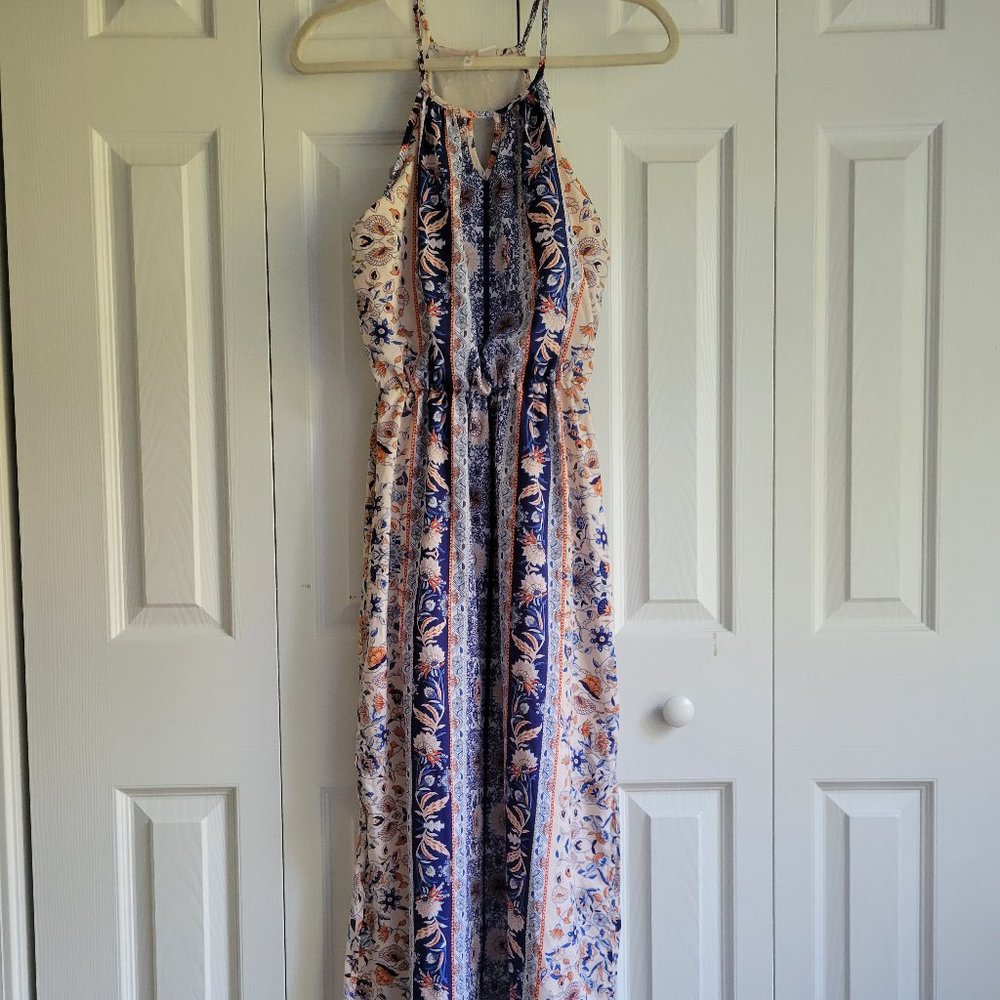 Japna boho halter maxi dress